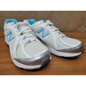 New Balance Women's 496 v2 Walking Shoes WW496WW2 White Teal‎ Sz 6.5